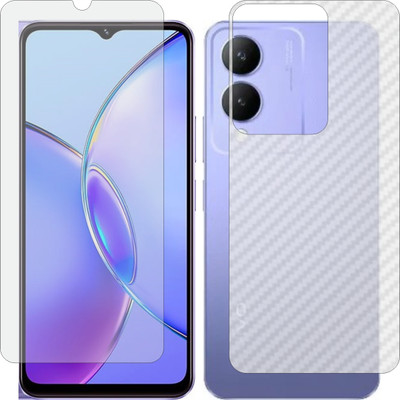 Mobling Front and Back Tempered Glass for Vivo Y17 S(Pack of 2)
