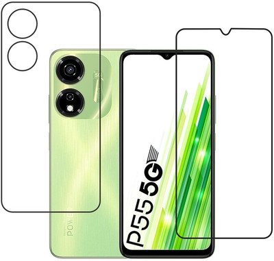 DVMART Front and Back Screen Guard for 9H itel Power 55(Pack of 1)