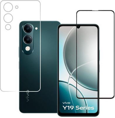 Olonga Front and Back Screen Guard for Vivo Y19e, Vivo Y19e, Vivo Y19e, Vivo Y83 Series(Pack of 2)