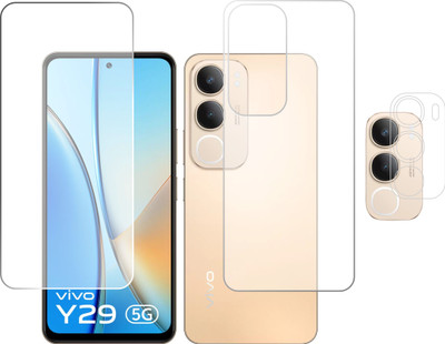 KANCHA Front and Back Screen Guard for Vivo Y29, Y29 5G, Vivo Y29 5G, Y29 5G Vivo(Pack of 3)