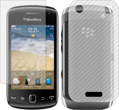 ZINGTEL Front and Back Screen Guard for BLACKBERRY CURVE 9380 (Front Matte Finish & Back 3d Carbon Fiber)(Pack of 2)