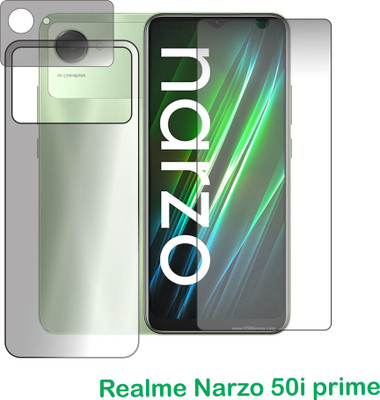 chakoor Front and Back Screen Guard for Realme Narzo 50i Prime(Pack of 3)