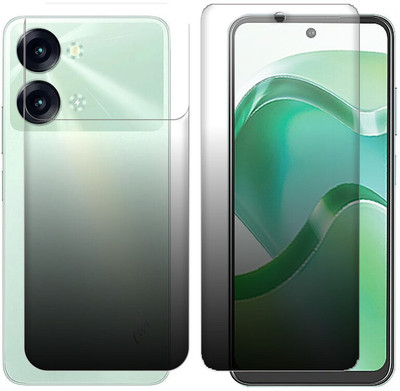 FCS Front and Back Screen Guard for Itel P40 Plus Front+Back (Matte)(Pack of 2)