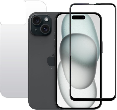 ECMERED Front and Back Tempered Glass for APPLE iPhone 15 Plus, iPhone 15 Plus(Pack of 1)