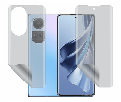 TELTREK Front and Back Screen Guard for OPPO RENO 10 CPH2531 (Edge to Edge Full Screen Protector)(Pack of 1)