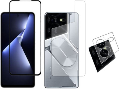 FINCH Front and Back Screen Guard for TECNO POVA 5 PRO(Pack of 3)