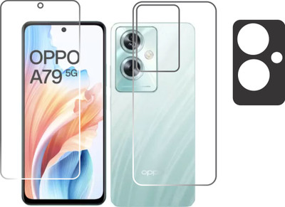 chakoor Front and Back Screen Guard for OPPO A79 5G(Pack of 3)