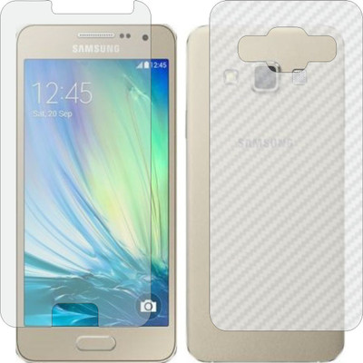 Mobling Front and Back Tempered Glass for SAMSUNG GALAXY A3(Pack of 2)