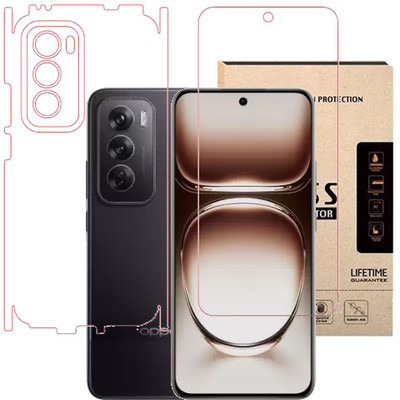 AARERED Front and Back Screen Guard for OPPO RENO12 PRO 5G, OPPO RENO12 PRO(Pack of 1)