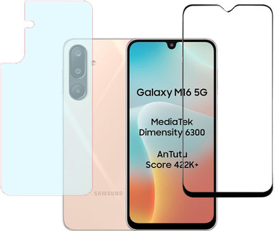 SPRITZEN Front and Back Screen Guard for Samsung Galaxy M16 5G, Samsung Galaxy A16 5G(Pack of 2)