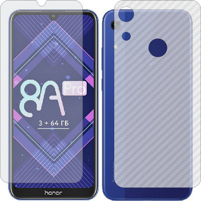 Mobling Front and Back Tempered Glass for HONOR 8A PRO(Pack of 2)