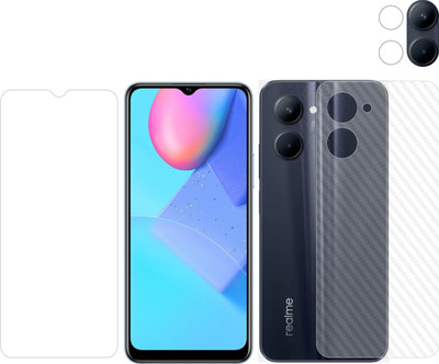 Ten To 11 Front and Back Screen Guard for Realme C33(Pack of 3)