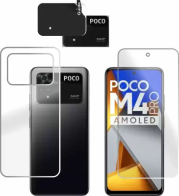 chakoor Front and Back Screen Guard for POCO M4 PRO 4G(Pack of 3)