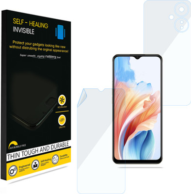 KUBERAN Front and Back Screen Guard for Oppo A59, Invisible Screen Protector / Body Protector, Scratch Guard, With installation kit(Pack of 1)