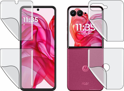 MOBART Front and Back Screen Guard for Motorola Moto Razr50 Ultra(Pack of 1)