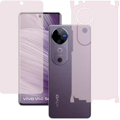 AARERED Front and Back Screen Guard for Vivo V40 5G(Pack of 1)
