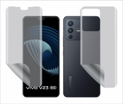 TELTREK Front and Back Screen Guard for VIVO V23 5G (Edge to Edge Full Screen Protector)(Pack of 1)
