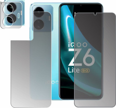 chakoor Front and Back Screen Guard for IQOO Z6 Lite 5G(Pack of 3)