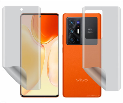 TELTREK Front and Back Screen Guard for VIVO X70 PRO PLUS 5G V2145A (Edge to Edge Full Screen Protector)(Pack of 1)