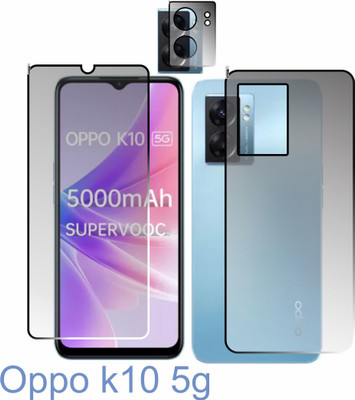chakoor Front and Back Screen Guard for OPPO K10 5G(Pack of 2)