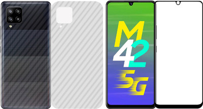 Karpine Front and Back Screen Guard for Samsung Galaxy M42 5G, Samsung Galaxy A42 5G(Pack of 2)