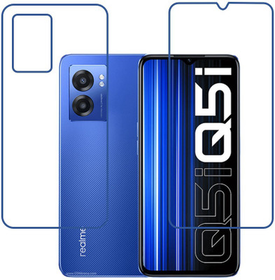 DVTECH Front and Back Screen Guard for 9H Crystal Clear Front And TPU BackRealme Q5i(Pack of 1)