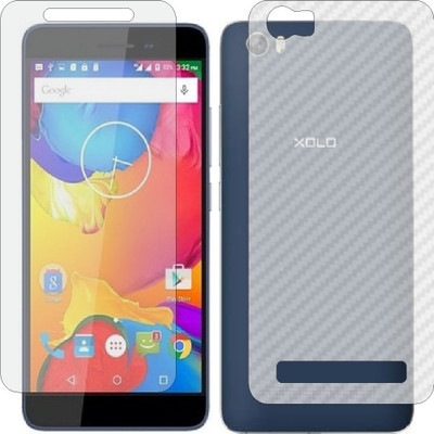 ZINGTEL Front and Back Screen Guard for XOLO ERA 4K (Front Matte Finish & Back 3d Carbon Fiber)(Pack of 2)