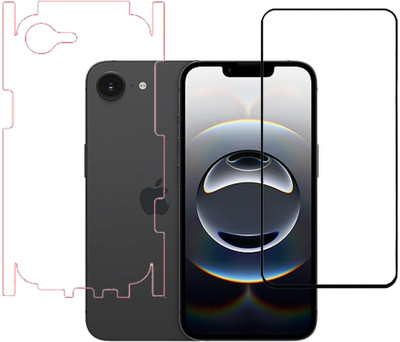 KARTRAY Front and Back Screen Guard for Apple iPhone 16e(Pack of 2)