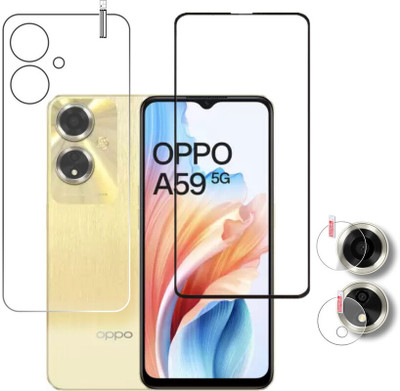 FINCH Front and Back Screen Guard for OPPO A59 5G(Pack of 3)
