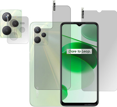 chakoor Front and Back Screen Guard for REALME C35(Pack of 3)