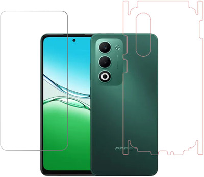 SPRITZEN Front and Back Screen Guard for Oppo A5 5G, Tempered glass, Back Screen Guard With Sides(Pack of 2)