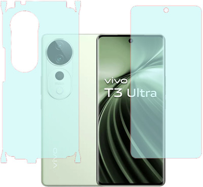 KARTRAY Front and Back Screen Guard for Vivo T3 Ultra 5G, Front Matte Back Matte(Pack of 2)