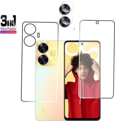 chakoor Front and Back Screen Guard for REALME C55 ,REALME NARZO N55(Pack of 3)