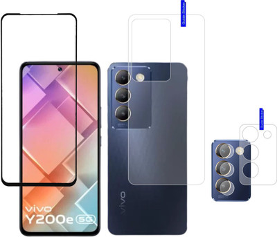 GLAMEECH Front and Back Screen Guard for Y200e 5G, Vivo Y200e 5G(Pack of 3)
