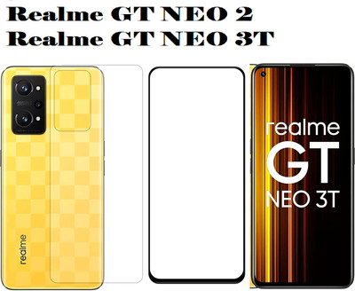 LIKEDESIGN Front and Back Screen Guard for Realme GT NEO 2, Realme GT Neo 3T(Pack of 2)