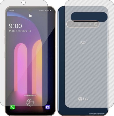 Mobling Front and Back Tempered Glass for LG V60 THINQ 5G UW(Pack of 2)