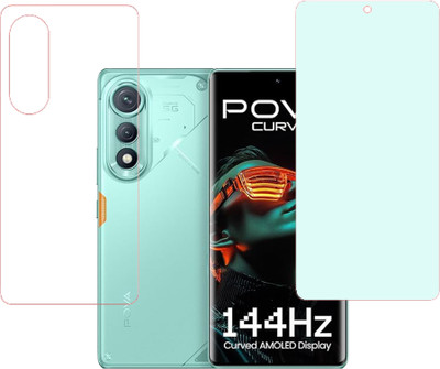 SPRITZEN Front and Back Screen Guard for Tecno Pova Curve 5G, Front Matte Back Clear(Pack of 2)