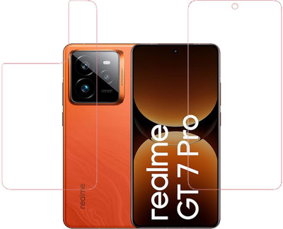 KARTRAY Front and Back Screen Guard for Realme GT 7 Pro 5G, Front Clear Back Clear(Pack of 2)