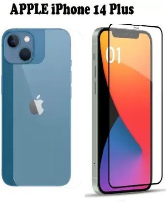 BRENZZ Front and Back Screen Guard for APPLE iPhone 14 Plus(Pack of 2)