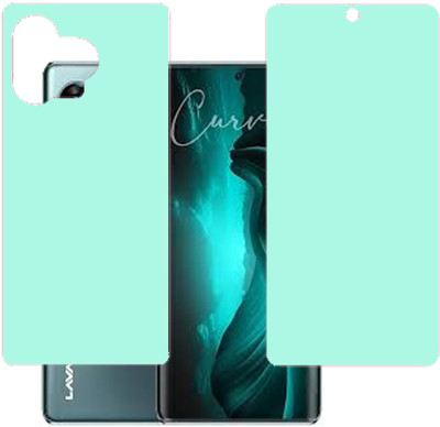 VAYUVAULT Front and Back Screen Guard for LAVA Blaze Curve(Pack of 2)