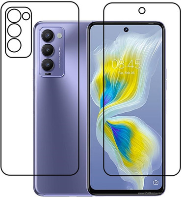 DVMART Front and Back Screen Guard for Tecno Camon 18T(Pack of 1)