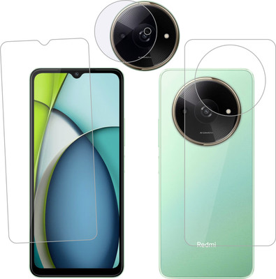 Ten To 11 Front and Back Screen Guard for Redmi A3, Redmi A3 [With Rear Camera Lens Guard](Pack of 3)