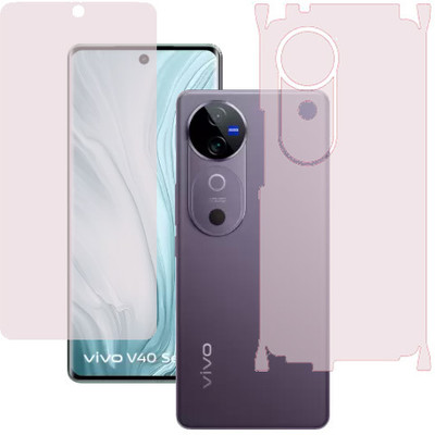 AARERED Front and Back Screen Guard for Vivo V40 5G(Pack of 1)