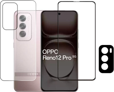 GLAMEECH Front and Back Screen Guard for Oppo Reno 12 pro 5g, Reno 12 Pro, Oppo Reno 12 pro, reno 12 pro 5G(Pack of 3)
