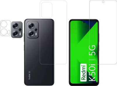 Ten To 11 Front and Back Screen Guard for MI Redmi K50i(Pack of 3)