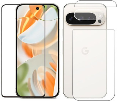 KANCHA Front and Back Screen Guard for ‎Google Pixel 9 Pro, ‎Google Pixel 9 Pro, Pixel ( Pro, Google Pixel9 Pro(Pack of 3)