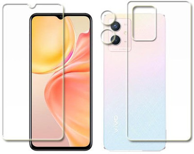 MUTAALI Front and Back Screen Guard for vivo Y52t front and back, camralens tempered glass(Pack of 1)