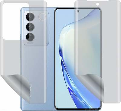 TELTREK Front and Back Screen Guard for VIVO V27 V2246 (Edge to Edge Full Screen Protector)(Pack of 1)