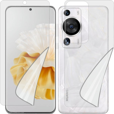 Fasheen Front and Back Screen Guard for HUAWEI P60 PRO (Edge To Edge TPU Full Coverage)(Pack of 1)