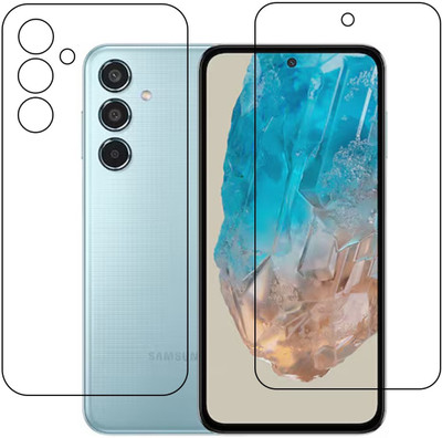 DVTECH Front and Back Screen Guard for Samsung Galaxy M35 9H Crystal Clear(Pack of 1)